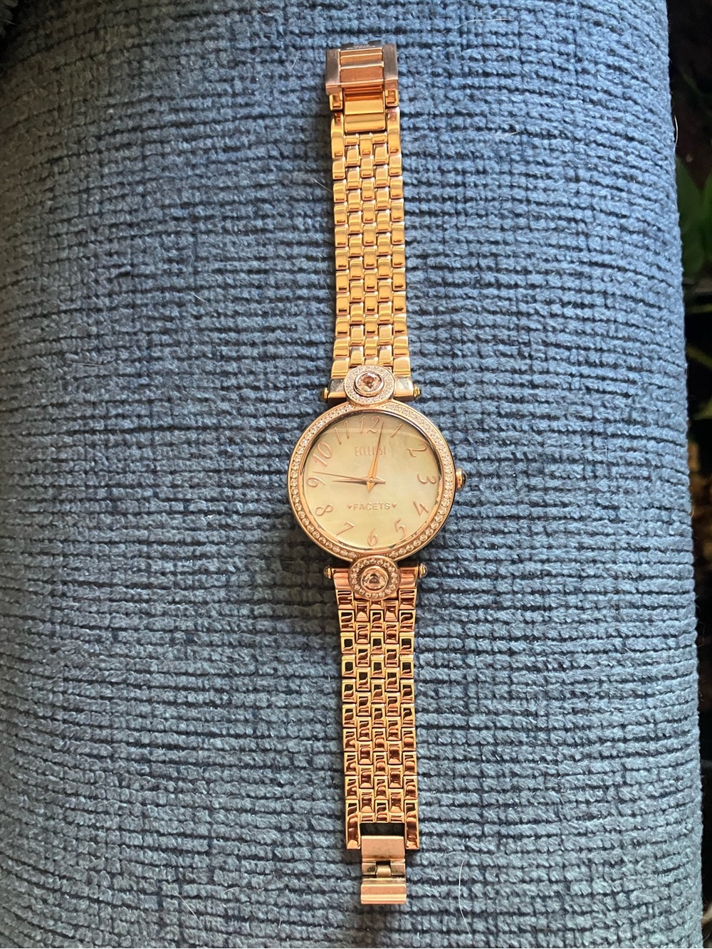 Stunning Ecclissi Rose Gold Fashion Watch w/NEW BATTERY!